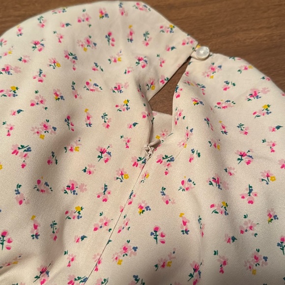 Madewell NWT Tie Sleeve Retro Calico Floral Print Dress vintage retro coquette - Picture 4 of 17